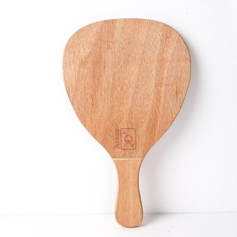 Beach Racket - High-grade Wood Paddle Thickened Laser Engraved Portable Outdoor Game