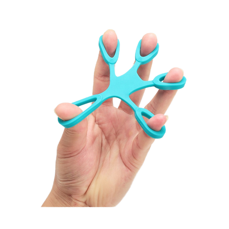Five Finger Grip Trainer - Custom Logo Silicone Portable Rehabilitation Exercise Tool