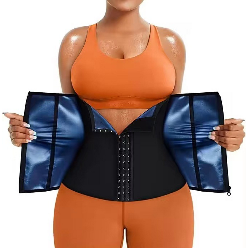Sports Sweat Waist Trimmer - Custom Logo Non-Slip Yoga Corset Slimming Belt