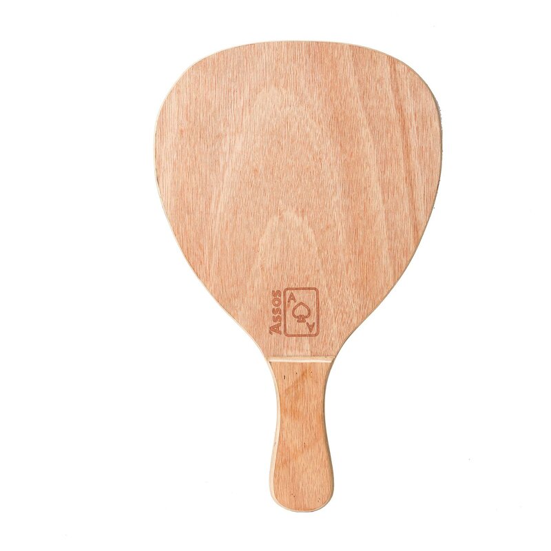 Beach Racket - High-grade Wood Paddle Thickened Laser Engraved Portable Outdoor Game