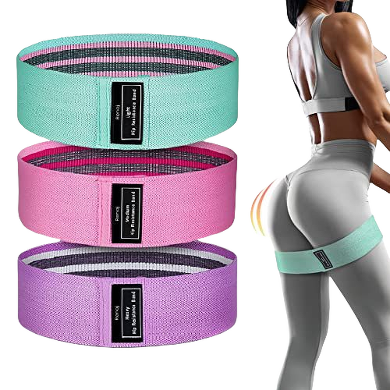 Women's Booty Exercise Belt - Non-Slip Elastic Adjustable 15-30kg Polyester Band