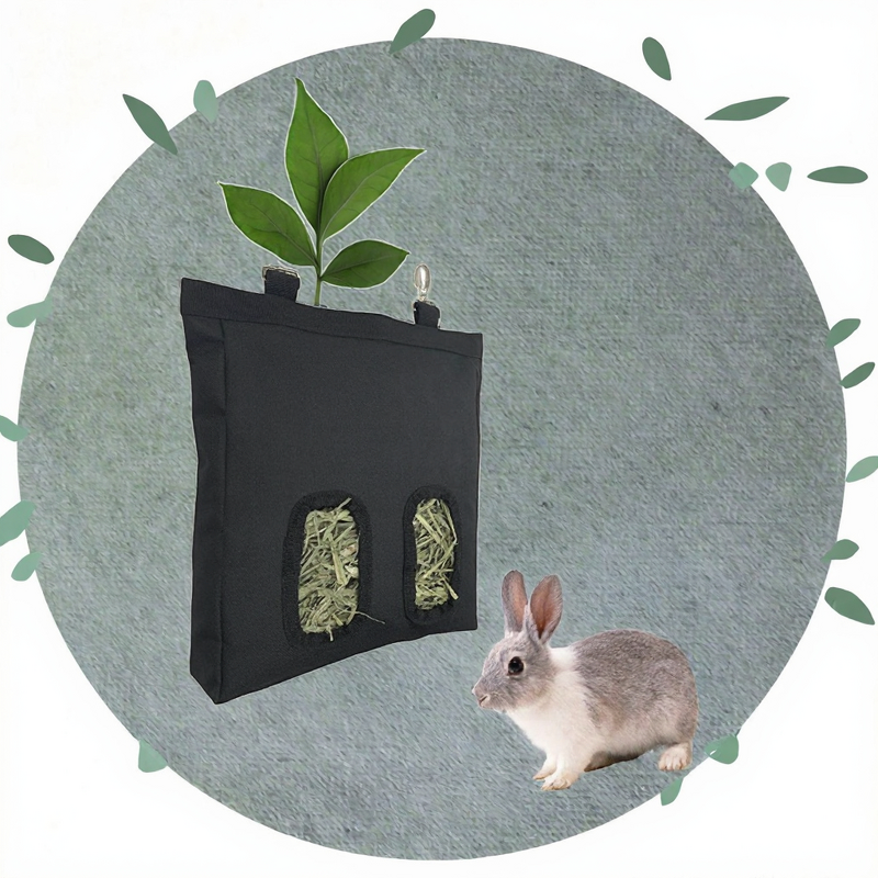 Small Animal Feed Bowl - Rabbit Guinea Pig Hanging Quadrate 600D Oxford Cloth Storage