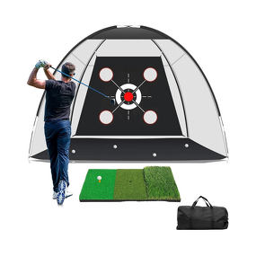 Golf Practice Net - Ebest 10x7FT Polyester Left-Handed Indoor/Outdoor Swing Target