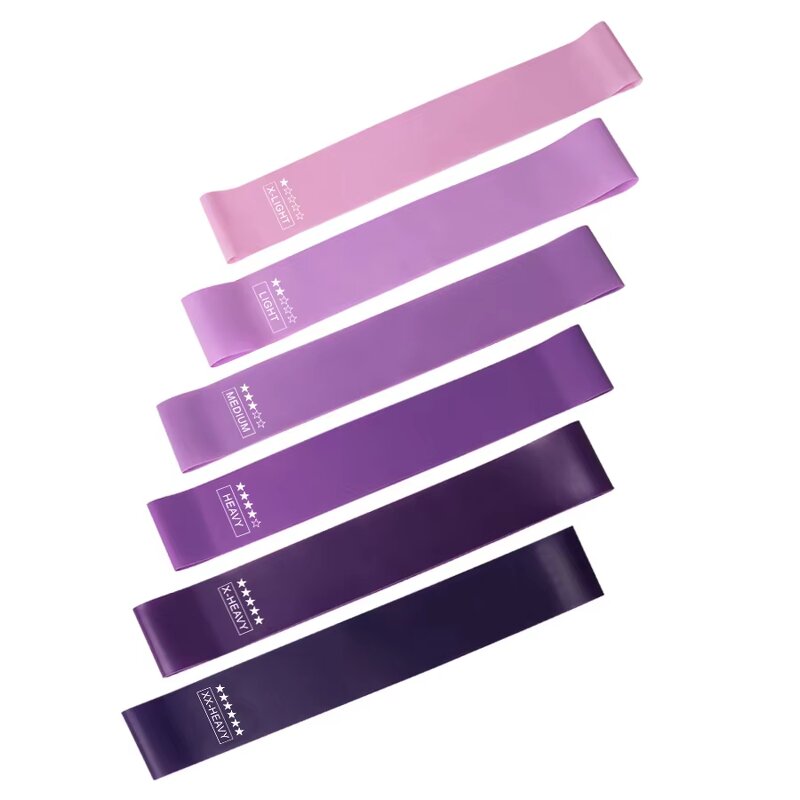 Women's Resistance Loop Bands - Custom Printed Thick TPE Elastic Hip Leg Workout Set