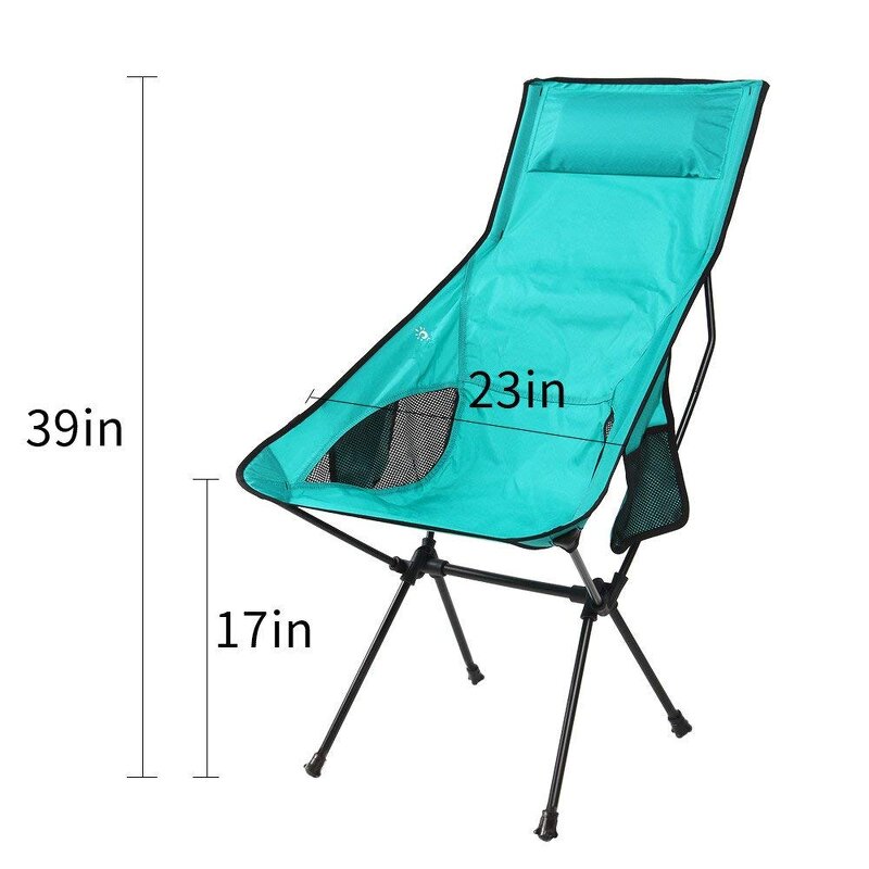 Camping Fishing Chair - Ebest Lightweight STEEL Folding Outdoor Portable Ningbo