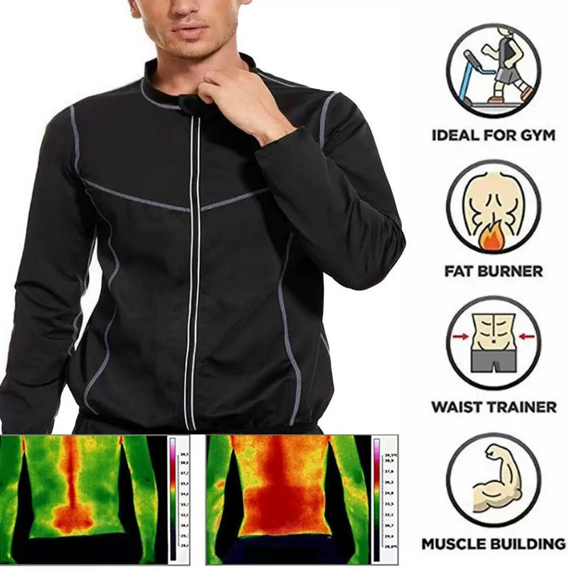 Men's Compression Sweat Suit - European Size Long Sleeve Breathable Running Apparel
