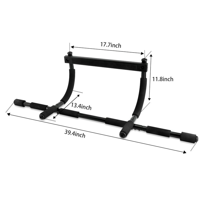 Doorway Pull-Up Bar - Multi-Functional Portable Metal Chin-Up Horizontal Home Gym