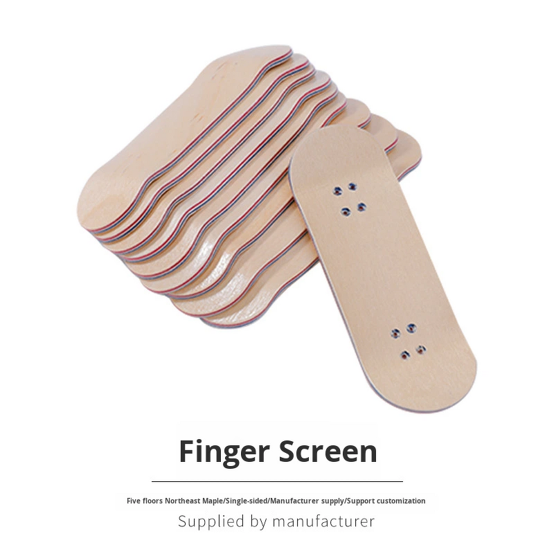 Finger Skateboard - Professional Portable Double Rocker Maple Wood Fidget Toy