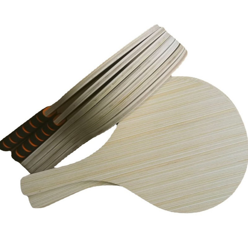 Wooden Badminton Paddle - Outdoor Sports Equipment Large Quantity Custom Print