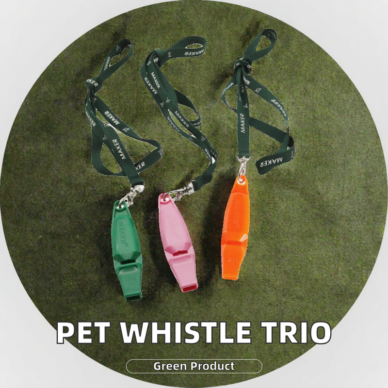 Pet Training Whistle - Portable Plastic 3 Colors Bird Pigeon Dog Training Tool