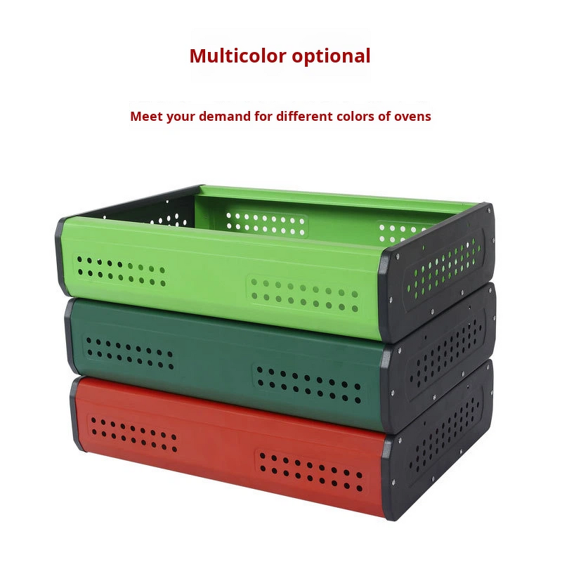 Portable Charcoal Grill - Camping Square Detachable Lightweight Folding Stove CA-26