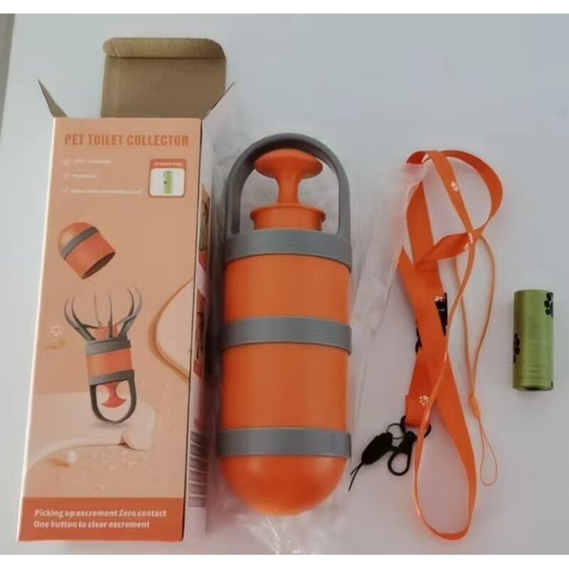 Dog Poop Scooper - High Strength Eco-Friendly Plastic Sustainable Potty Picker