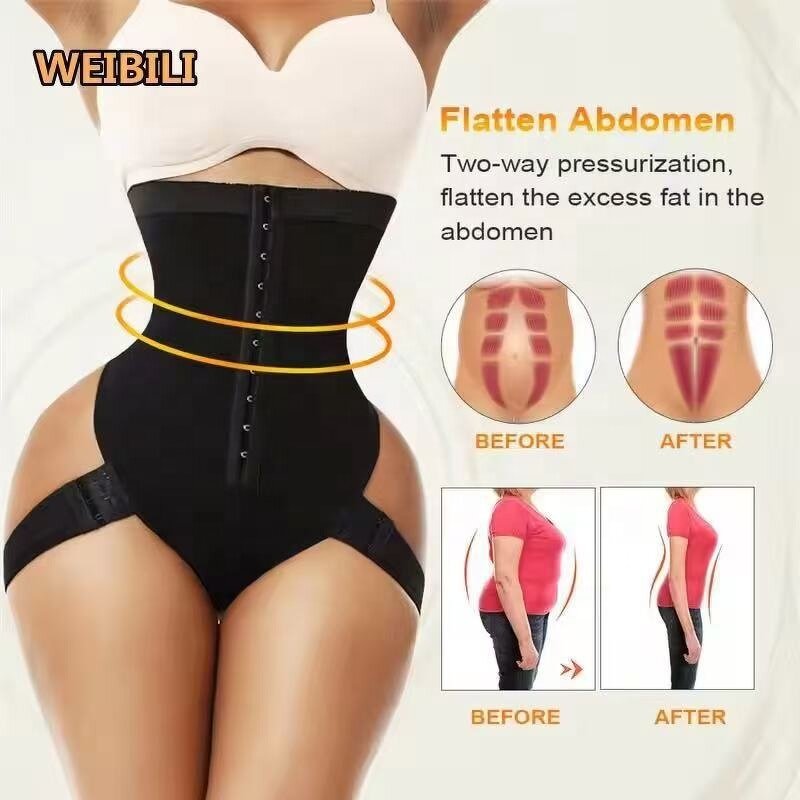 High-Waisted Yoga Leggings - Butt-Lifting Tummy Control Buttoned Sports Shapewear