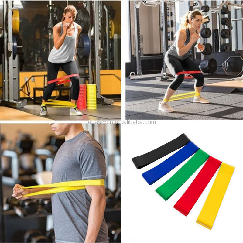 Mini Loop Resistance Bands - Custom Logo TPE Elastic Pilates Sport Training Exercise