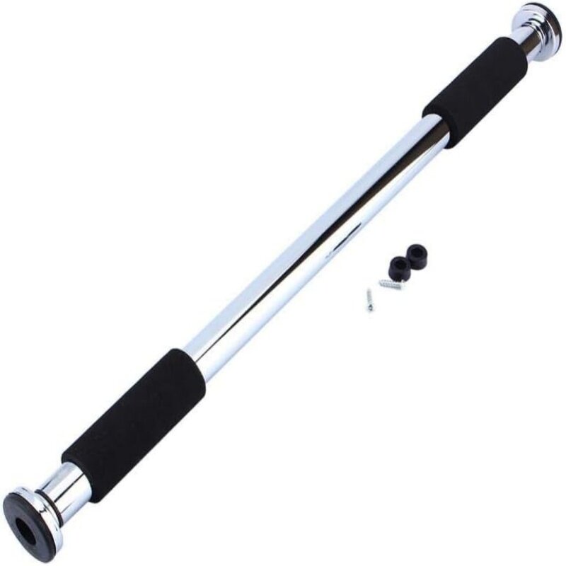 Heavy Duty Pull-Up Bar - Adjustable Steel Iron Home Gym Upper Body Doorway Trainer