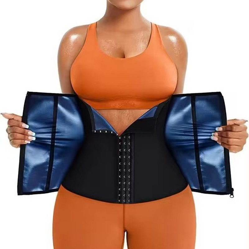 Sports Sweat Waist Trimmer - Custom Logo Non-Slip Yoga Corset Slimming Belt