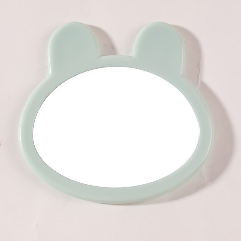 Rabbit Shape Pocket Mirror - Lyder Custom Logo Single Sided Silver Finish Kids Gift