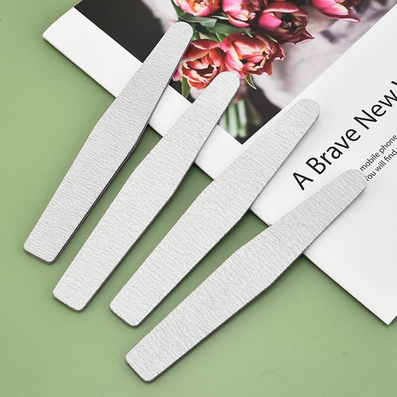 Emery Board Nail File - Lyder OEM ODM Custom Logo Zebra 80-240 Grit Natural Nails