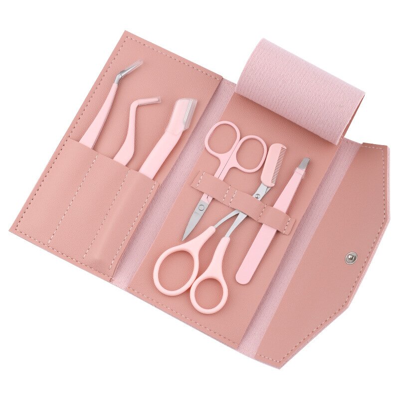 Eyebrow Tweezers Set - LYDER Fashion Stainless Steel Custom Logo Slanted Blade Tool