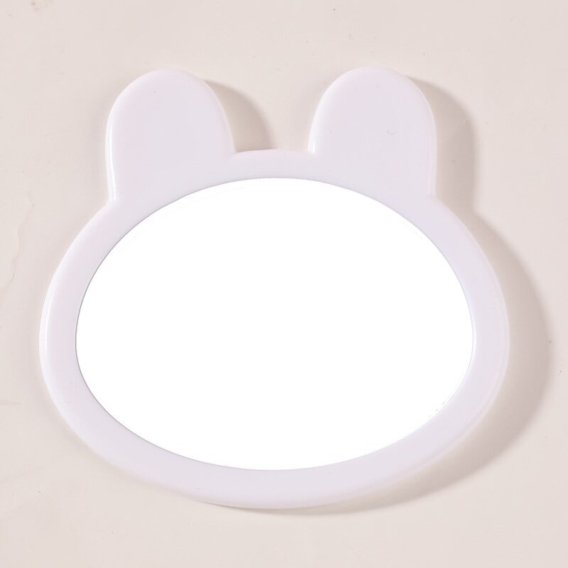 Rabbit Shape Pocket Mirror - Lyder Custom Logo Single Sided Silver Finish Kids Gift