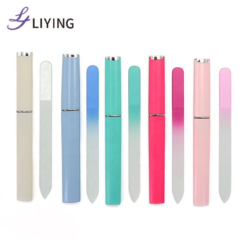 Glass Nail File - Lyder Wholesale Custom Logo Zebra 80-240 Grit with PVC Bag