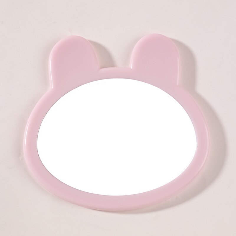 Rabbit Shape Pocket Mirror - Lyder Custom Logo Single Sided Silver Finish Kids Gift