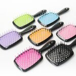 Scalp Massage Comb - Lyder Custom Logo Hollowed-out ABS Detangling Vent Shower Brush