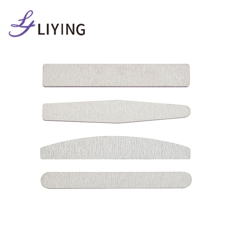 Disposable Nail File - Lyder Custom Logo Half Moon 100/180 Grit Professional Tool