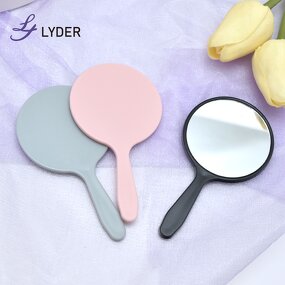 Portable Makeup Mirror - Private Label Creative Round Design Travel Carrying Tool