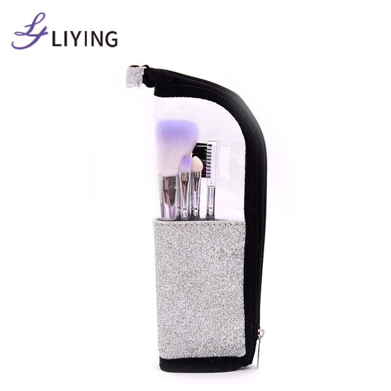 Makeup Brush Set - Custom Logo Vegan Synthetic Hair Concealer Foundation 5-Piece Kit