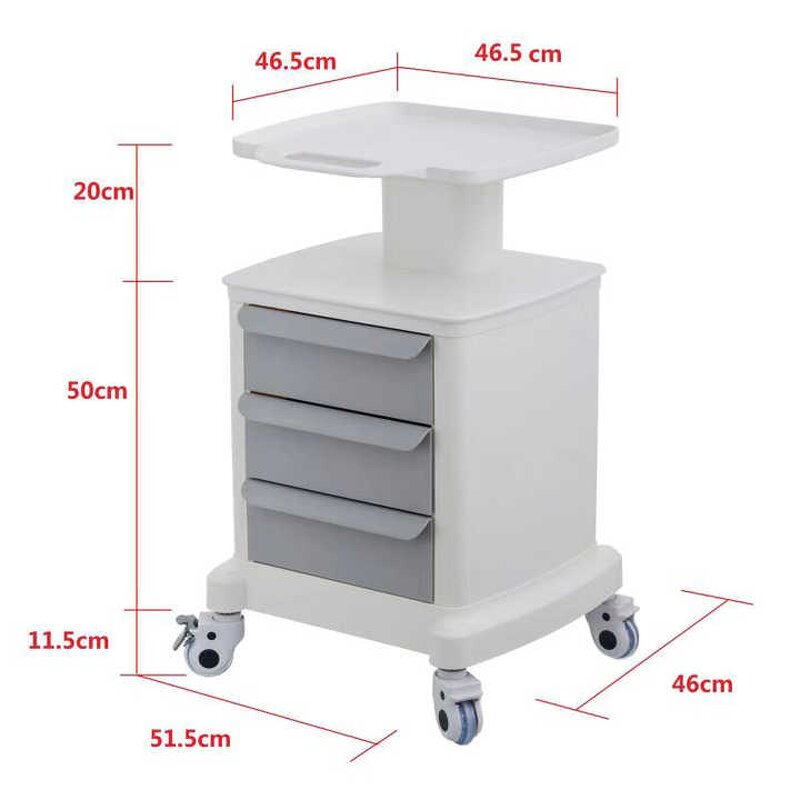 Dental Cart Manufacturer - Base Storage Side Cabinet 3 Drawers Laboratory