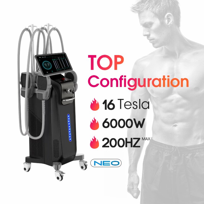 Body Sculpting Machine Manufacturer - 16 Tesla 6000W Weight Loss Rfing 4-5 Handles