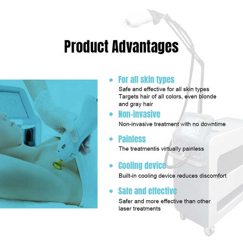Laser Hair Removal Machine Manufacturer - 755 nm 1064 nm Long Pulse for Pussy Hair Removal