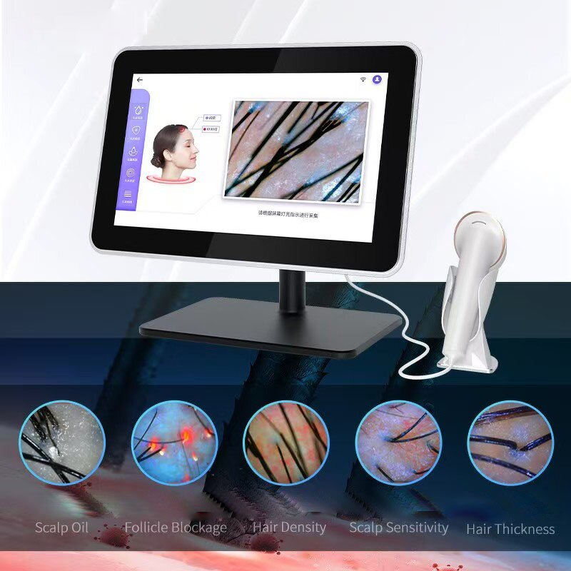 Hair Analysis Machine Manufacturer - AI Intelligent Smart Touch Screen with Operating System