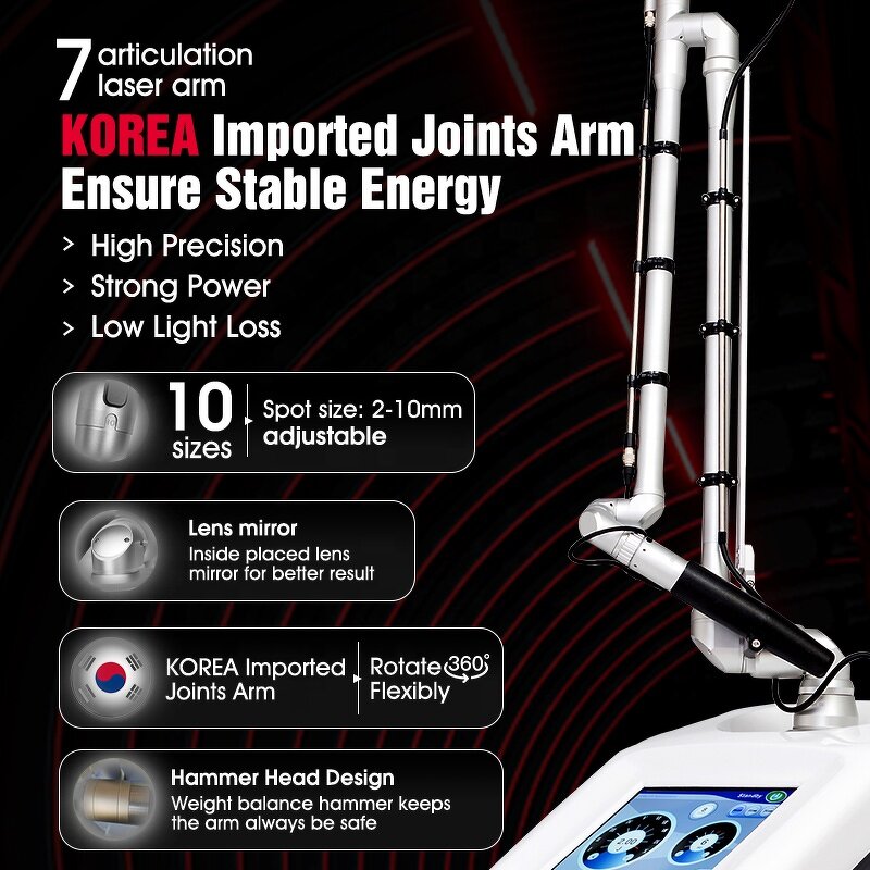 Pico Laser Machine Manufacturer - 2-10mm Adjustable Pico for Pigment & TattooRemoval