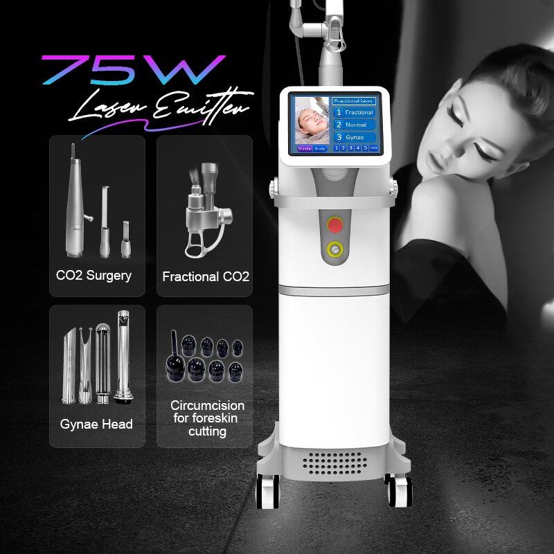 CO2 Laser Machine Manufacturer - 75W 4 in 1 Fractional Vaginal Tightening SKIN ANALYZE