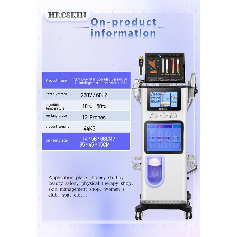 Skin Care Machine Manufacturer - 2 in 1 Oxygen Hydra Therapy Anti-aging Skin Rejuvenation