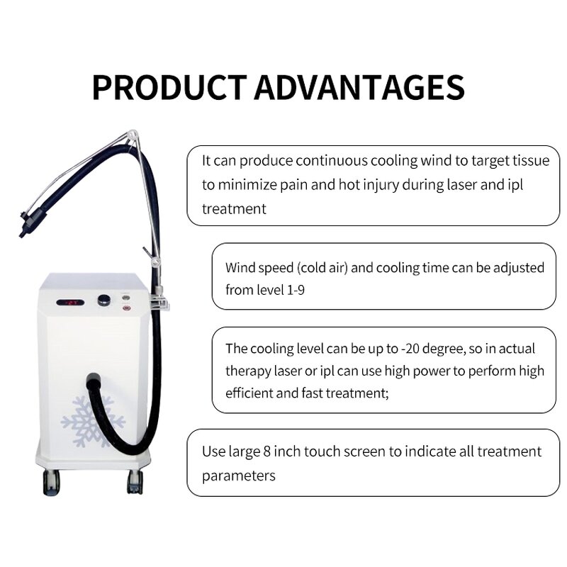 Cooling Machine Manufacturer - Skin Air Cooler for TattooRemoval & Beauty Salon