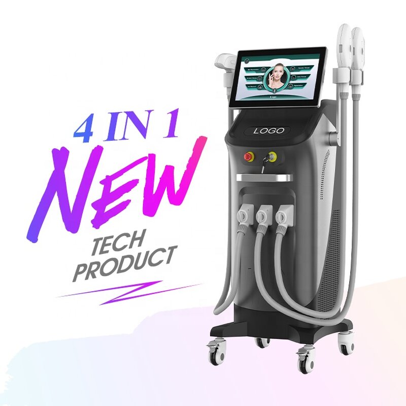 Laser Machine Manufacturer - 4 in 1 Multifunctional Opt Ipl Rf E-light Nd Yag Lasering