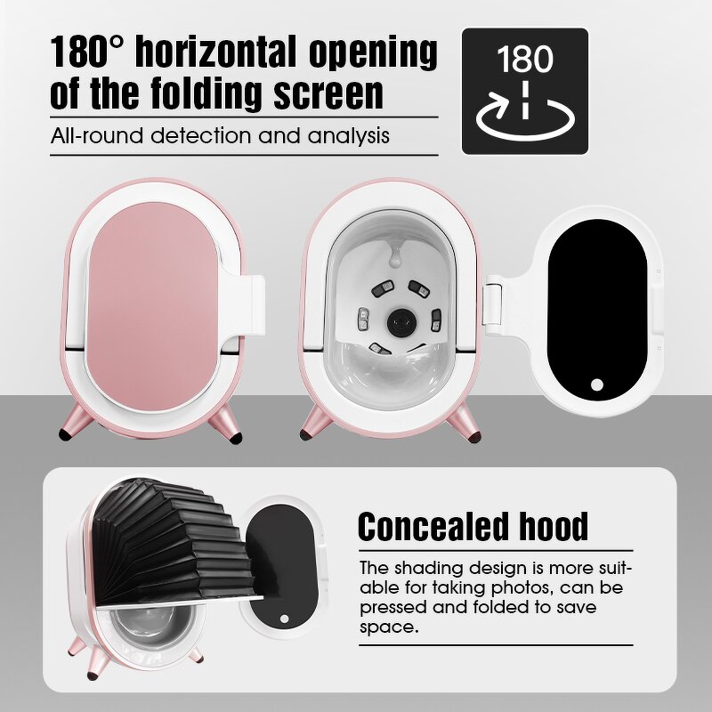 Skin Analyzer Manufacturer - Portable UV LCD Facial 3D Scanner for Salon Home