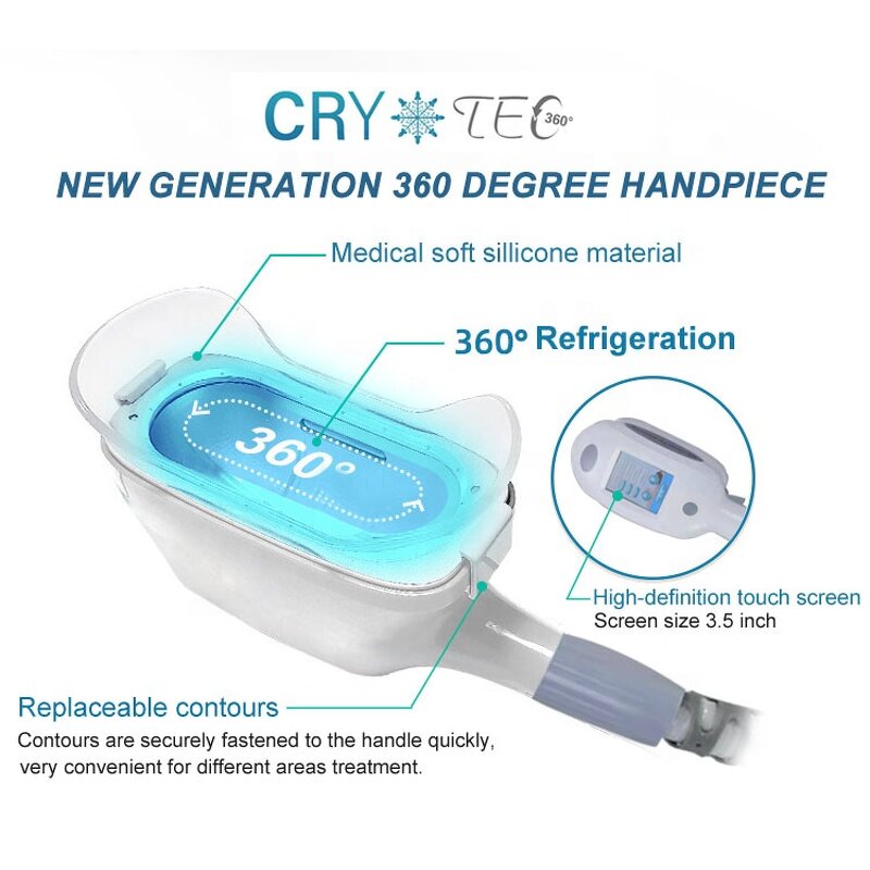 Fat Freezing Machine Manufacturer - 360 Cryolipolysi Slim Body Fat Liposuction ANALYZE 5 Handle