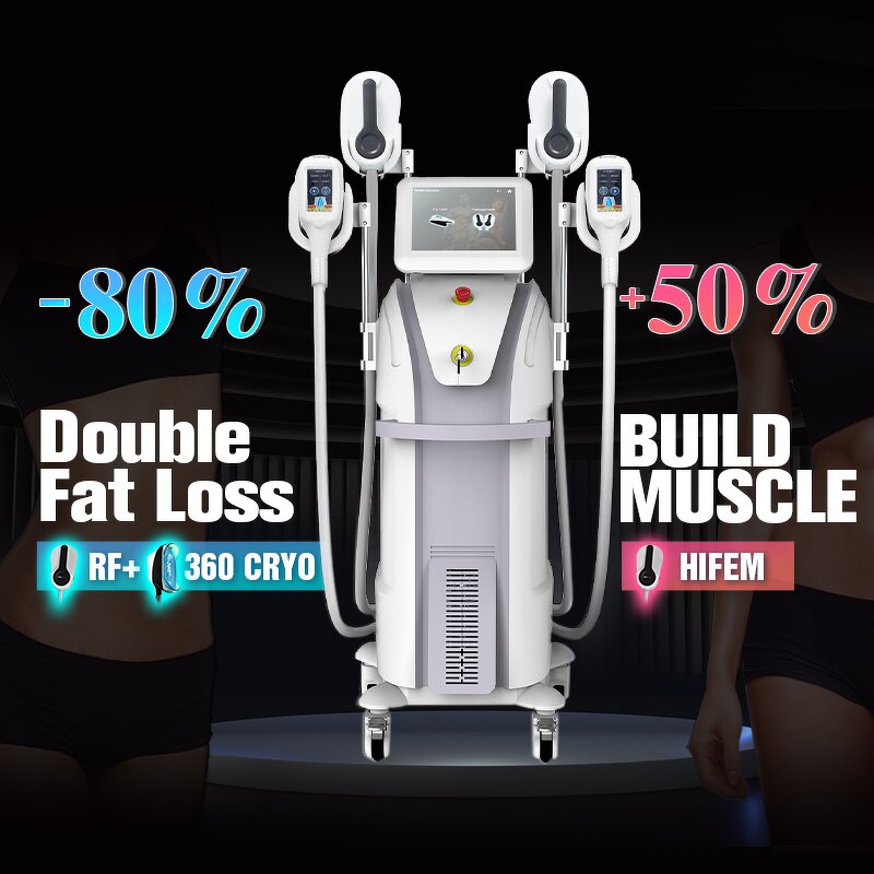 Fat Freezing Machine Manufacturer - 2 in 1 Emss 360 Cryo Cool Tech Body Sculpt Lipolysi
