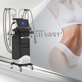 Body Slimming Machine Manufacturer - 6 in 1 Vela Slim IR LED ROLLER Skin Analyzer Vacuum RFing