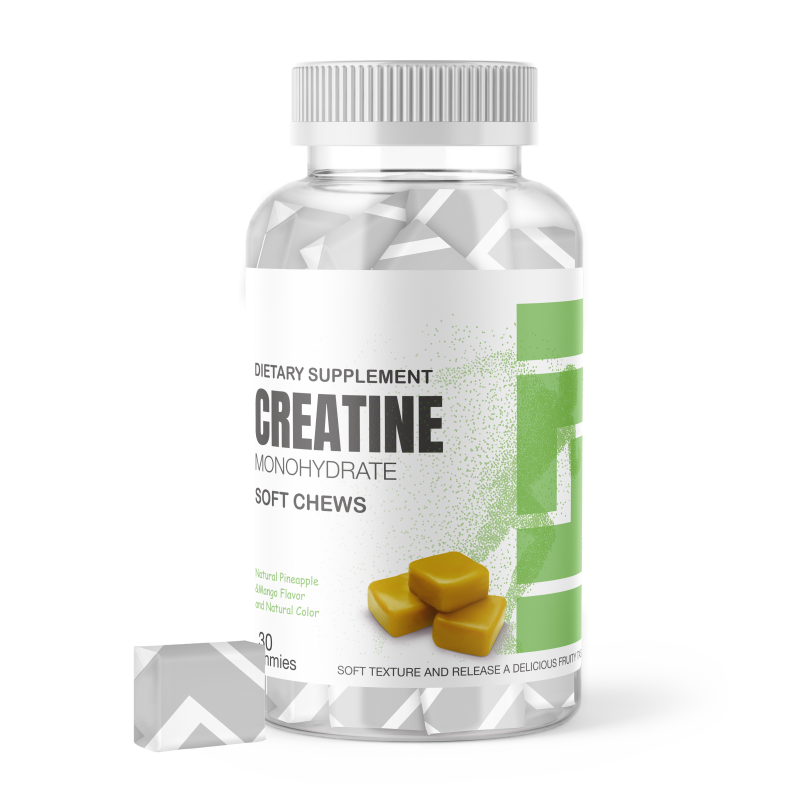 Energy Creatine Gummies Factory - Men's Multivitamin Chewable Sports Supplement