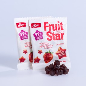 Fruit Flavor Jelly Candy Factory - Low Sugar Multi-colors Sugar Coated Soft Candy