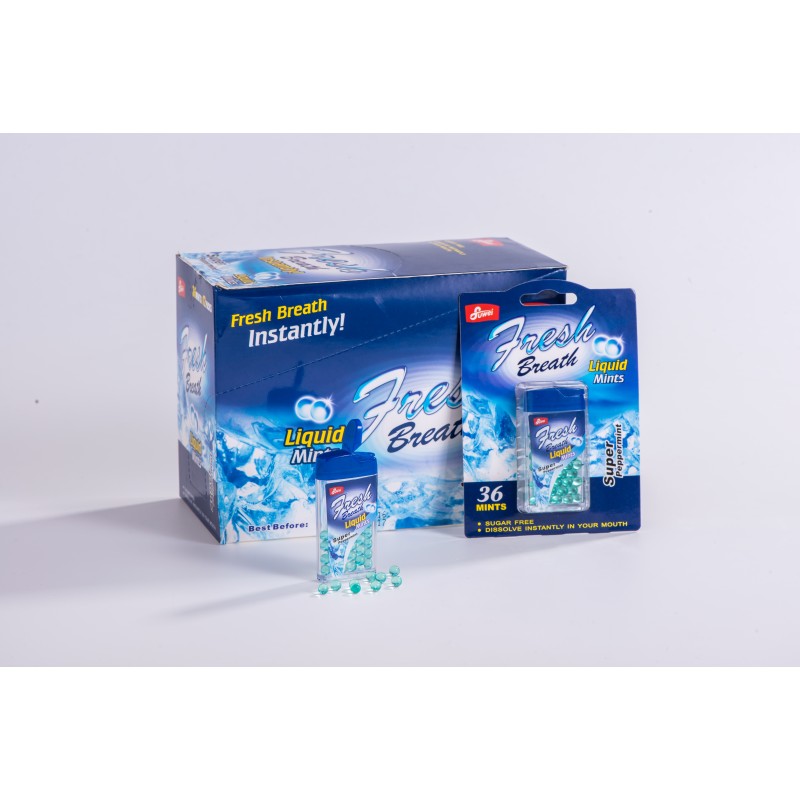 Sugar Free Mint Candy Manufacturer - 24 Balls Liquid Mint Candy No Sugar