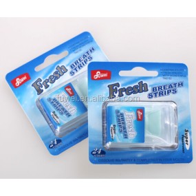Peppermint Breath Strips Manufacturer - Oral Fresh Breath Supplement