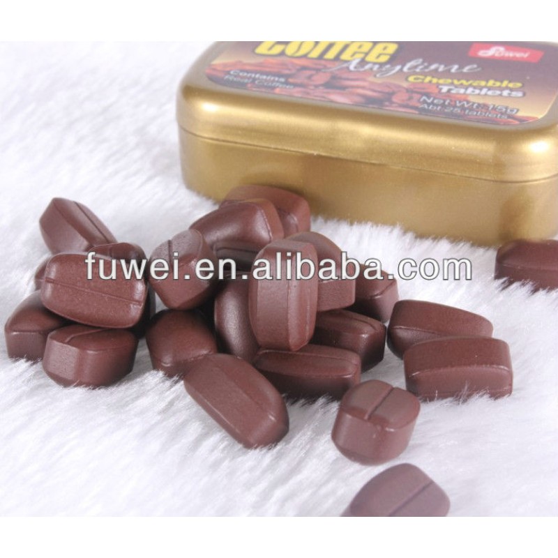 Instant Coffee Candy Manufacturer - Chewable Tablets with Real Coffee Powder