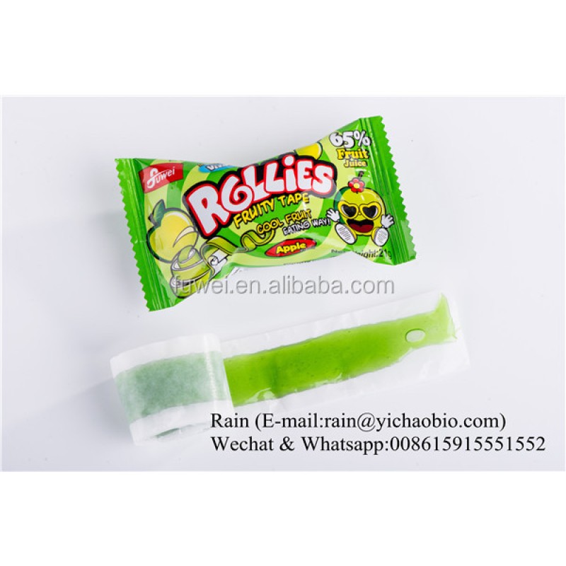 Vegetarian Gummy Candy Factory - Fruit Rollies Tape Pectin Jelly Candy