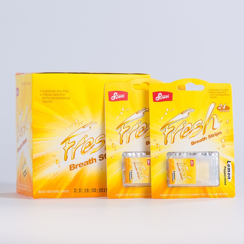 Fresh Breath Strips Manufacturer - Oral Film Dissolving Mint Private Label